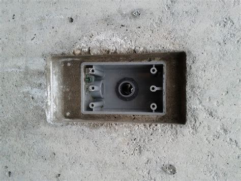 best mortar for setting plastic electrical box|used boxes for concrete walls.